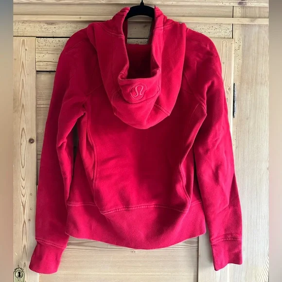 Lululemon Athletica Red Scuba Hoodie - Picture 5 of 5